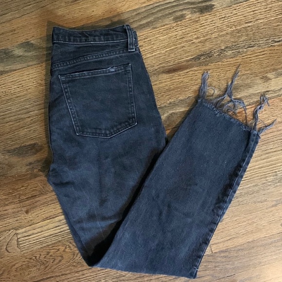 Abercrombie & Fitch Denim - Abercrombie- High Rise skinny jean- black with rips on front- size 29/8R